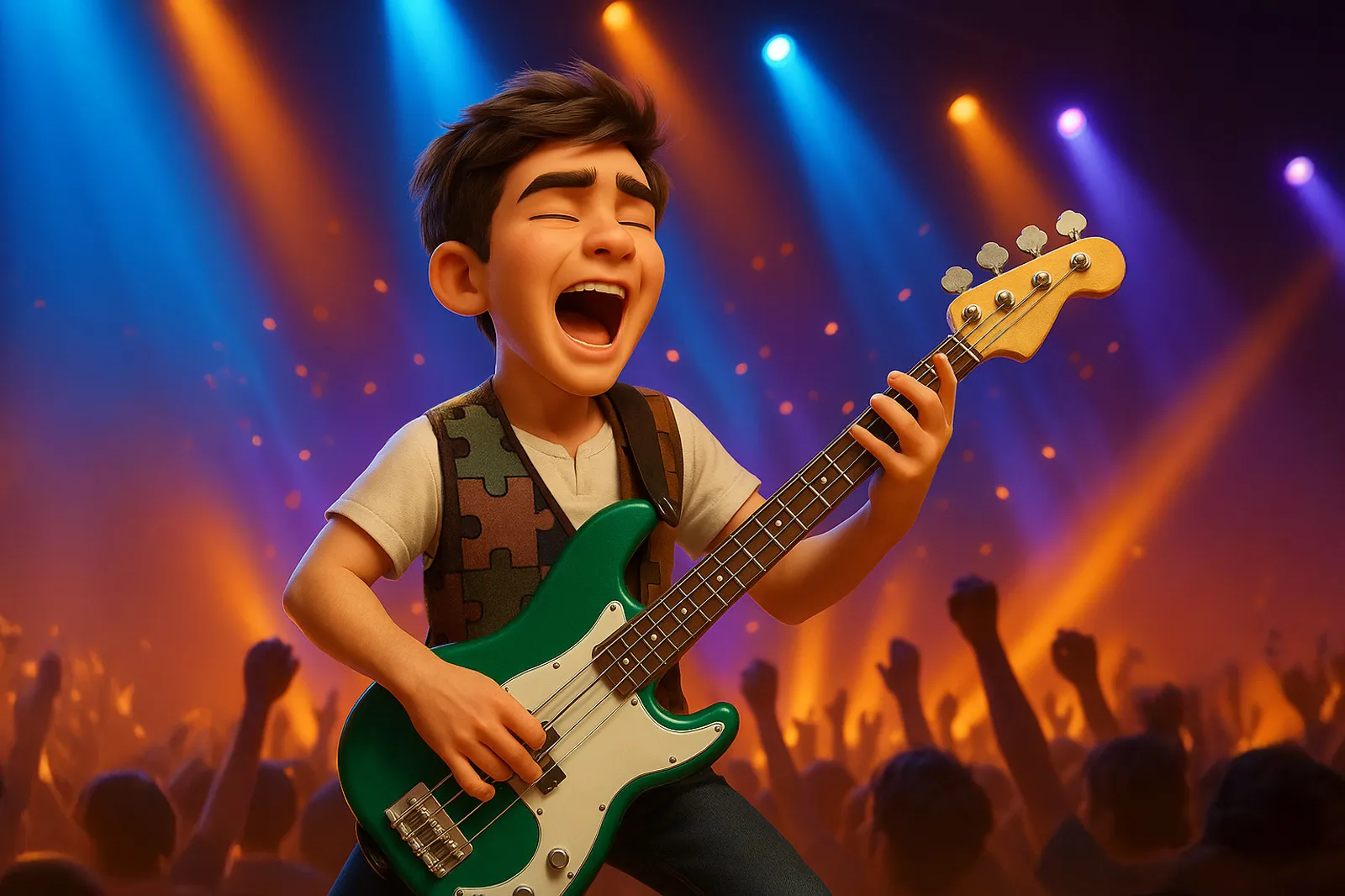Cody Bass rockt die Bühne