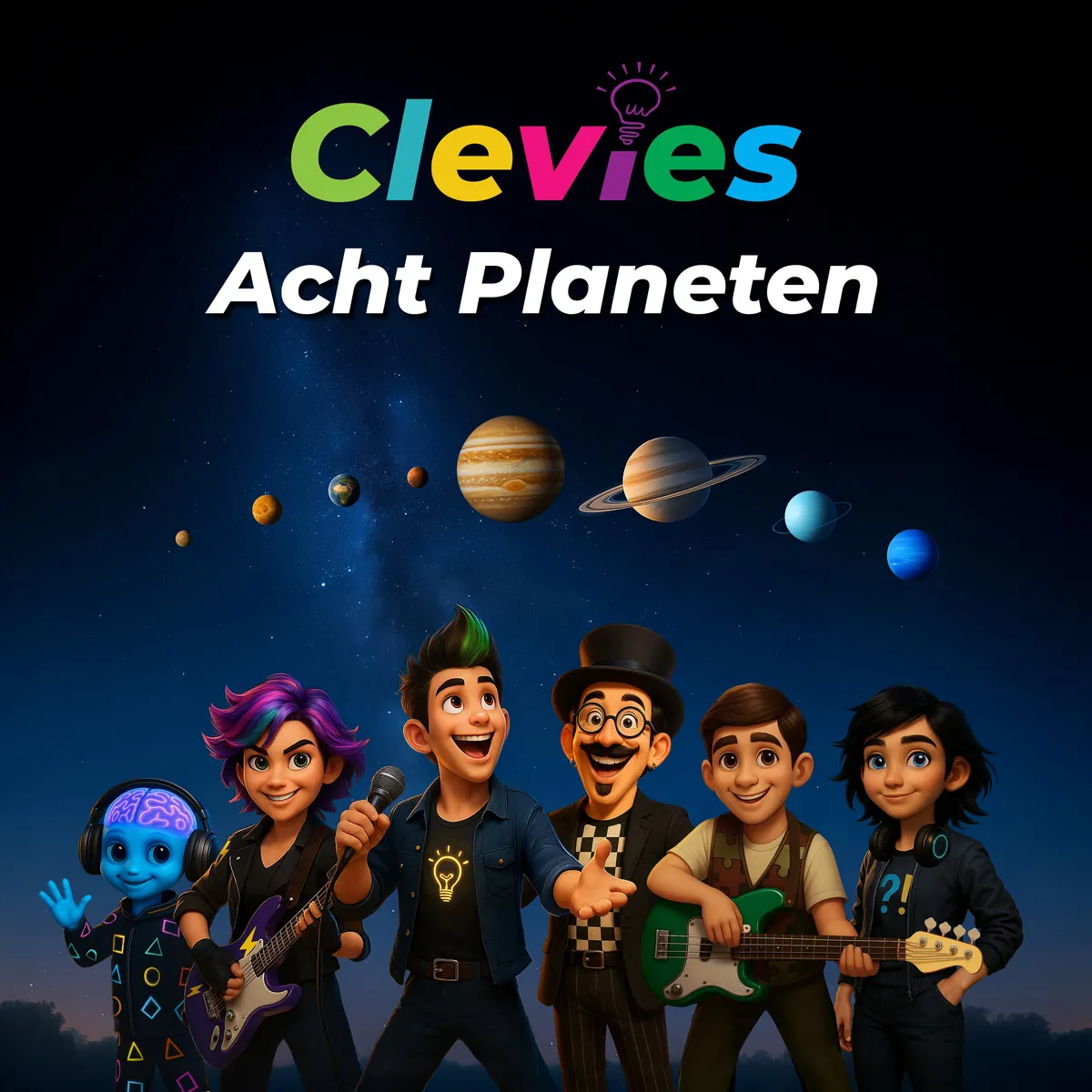 Clevies Acht Planeten Cover