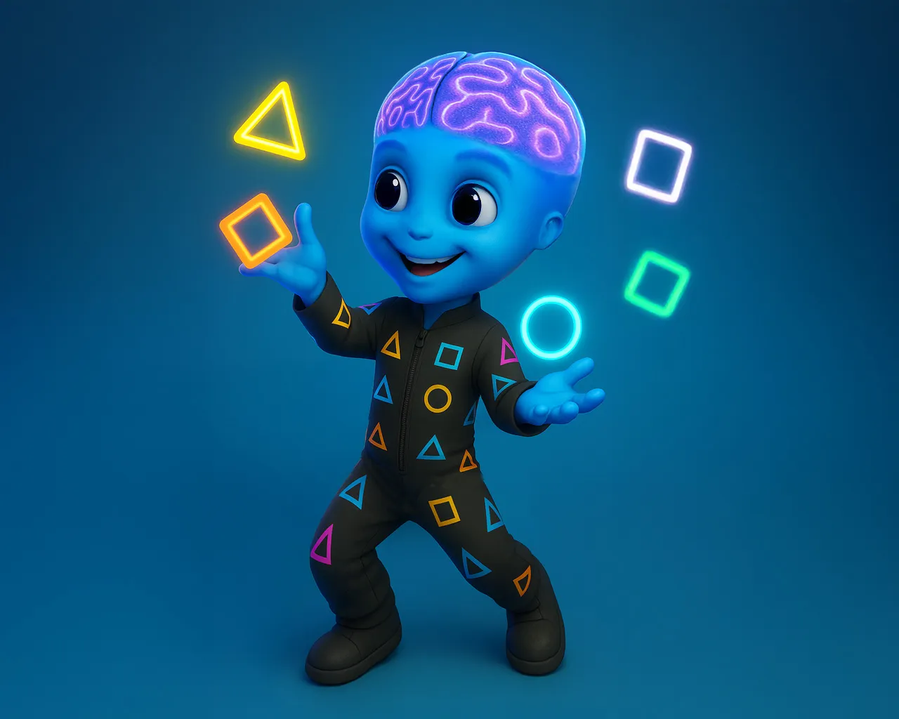 DJ Brany jongliert mit geometrischen Formen