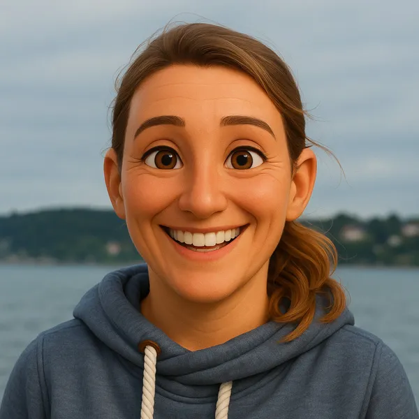 Porträt Nadine als Cartoon
